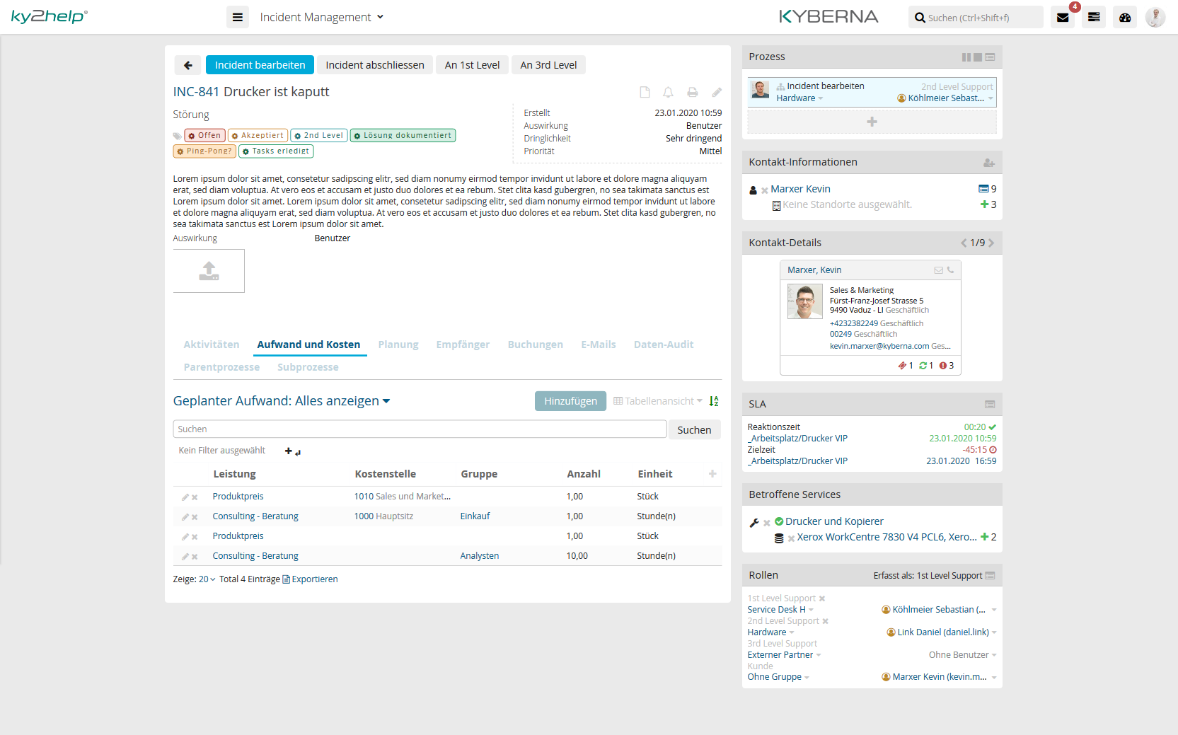 Service Level Management & Service Catalog